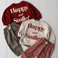 Happy and Smile Crew Neck