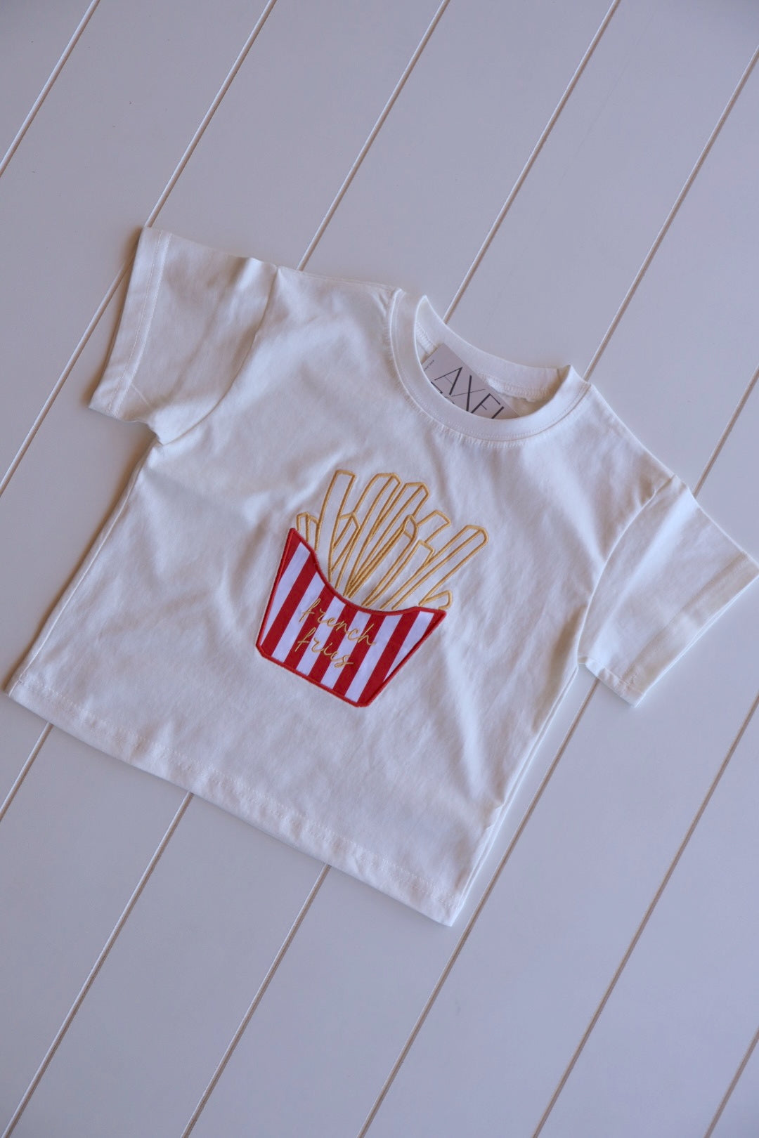 French Fries Embroidered Tee