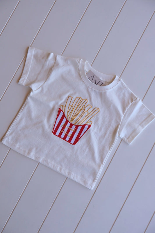 French Fries Embroidered Tee