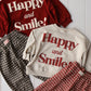 Happy and Smile Crew Neck