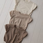 Neutral Pocket Bubble Onesies