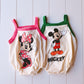 Minnie & Mickey Tank Bubble Onesie