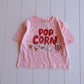 Pink Pop Corn Graphic Tee