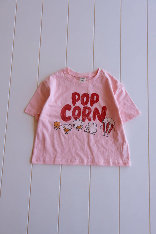 Pink Pop Corn Graphic Tee